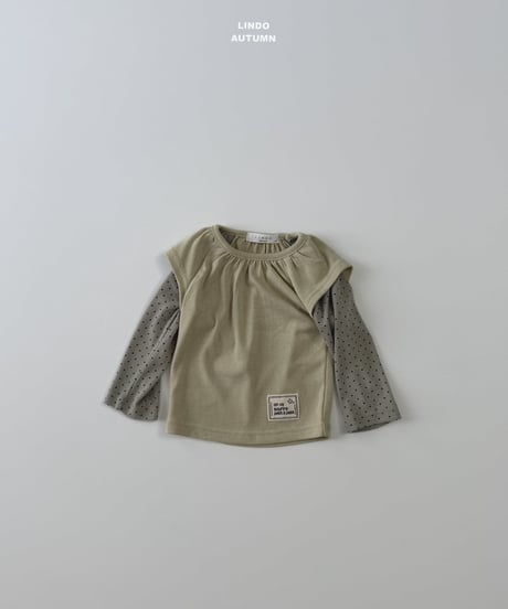 3[予約]LINDO dot layered tee