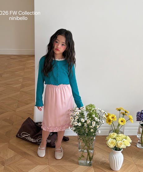 30[予約]ninibello miko satin skirt