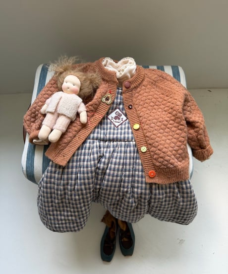 92[予約]aiai caramel popcorn knit cardigan