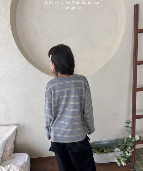 31[予約]matilda&lee happy border knit