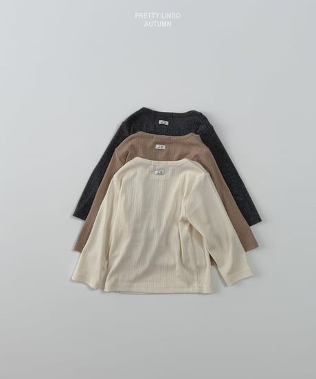 51[予約]LINDO modal rib tee
