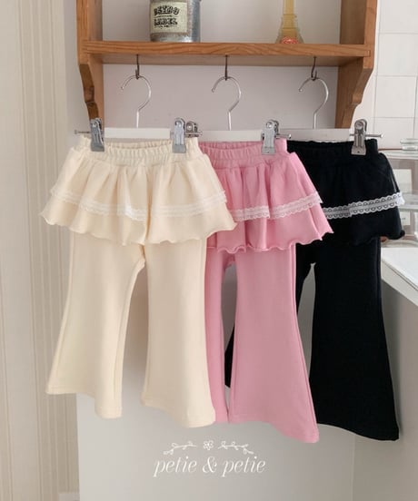 41[予約]petit&petit sha cancan skirt pants