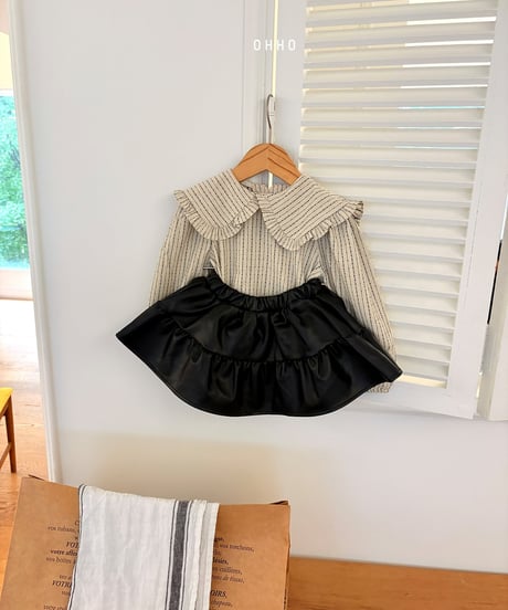 11[予約]ohho sailor frill blouse