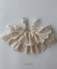 23[予約]Aosta lace cancan blouse
