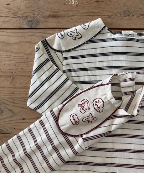 21[予約]OREN jane striped t-shirt