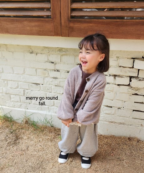 13[予約]merry go round fluffy cardigan