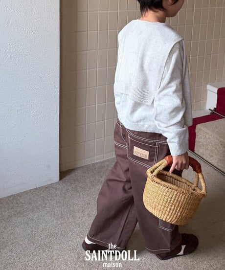 52[予約]saintdoll curved pants