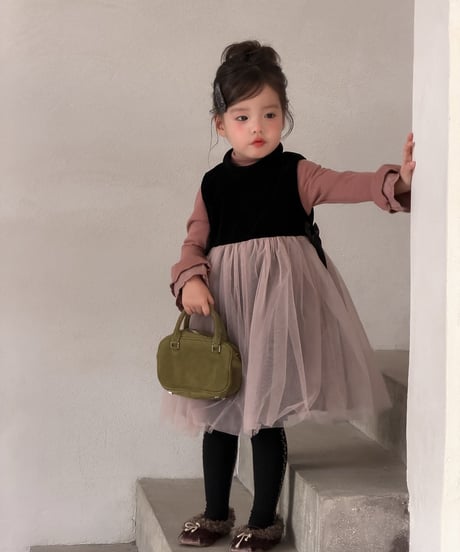 61[予約]aiai black rose dress