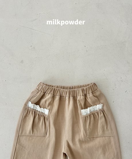 16[予約]milkpowder pocket pants