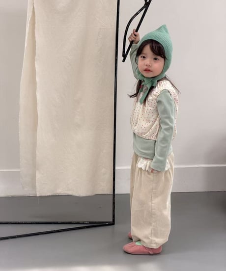 26[予約]aiai mint heart vest tee set