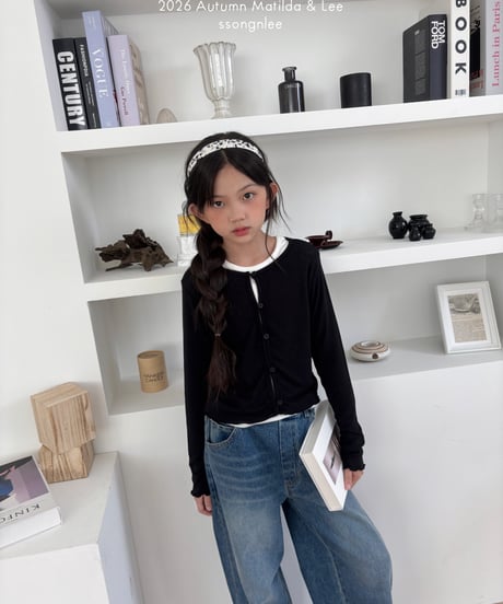 79[予約]matilda&lee button cardigan