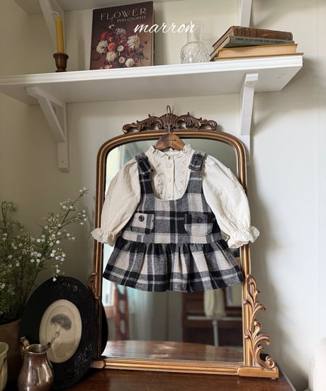 17[予約]marron motif blouse(XS-L)