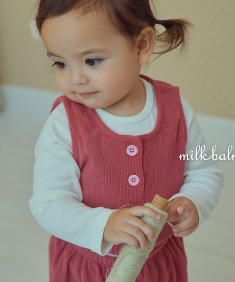 25[予約]milkbalm dewey vest