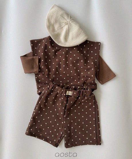 12[予約]Aosta dot tongtong pants