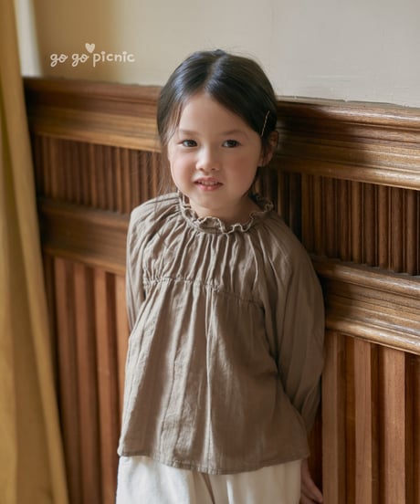 4[予約]go go picnic lena blouse