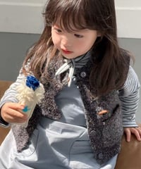 52[予約]aiai banana pocket knit vest