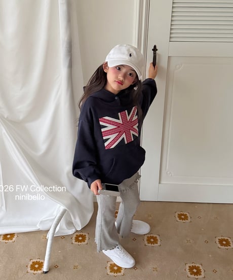 21[予約]ninibello london patch hoodie