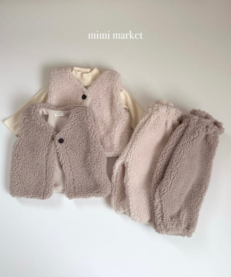 33[予約]mimi market poodle vest