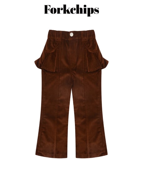 26[予約]FORKCHIPS muffin flare pants