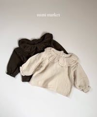 24[予約]mimi market tuil collar blouse