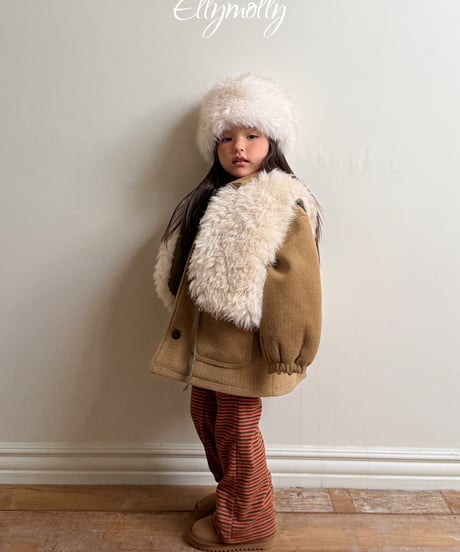 101[予約]ELLYMOLLY coco fur hat