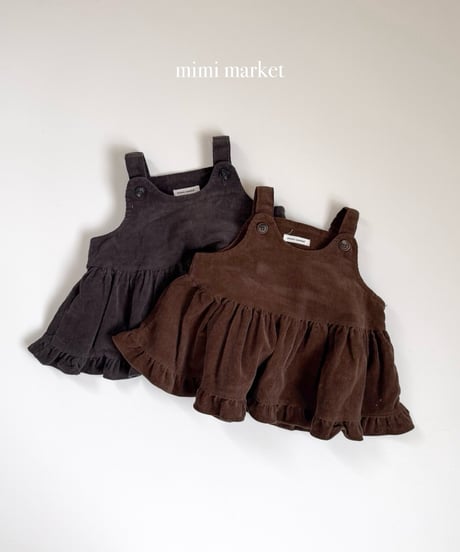 3[予約]mimi market corduroy sleeveless blouse