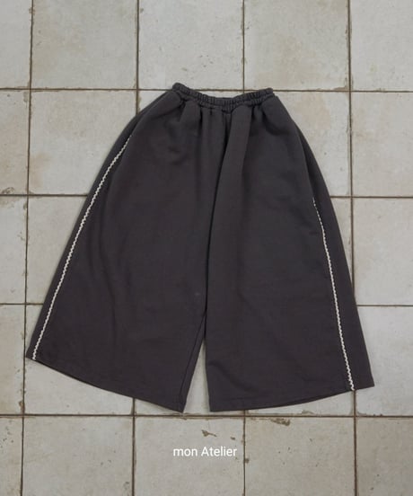 20[予約]mon Atelier lace wide pants