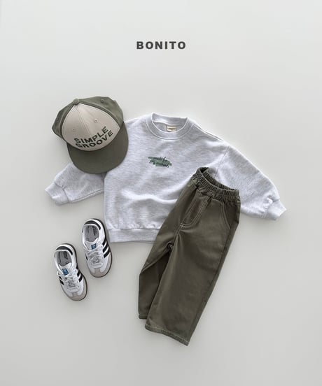 18[予約]bonito stitch cotton pants