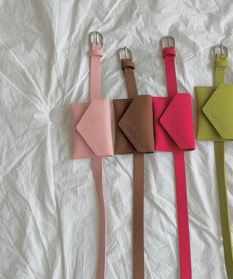 55[予約]ninibello suede belt bag