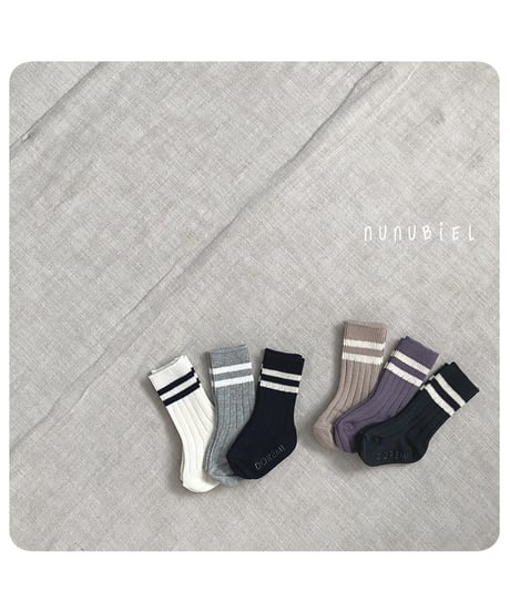 54[予約]nunubiel dandy socks