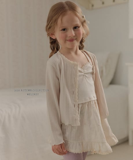 25[予約]melikey ballet frill sleeveless ops