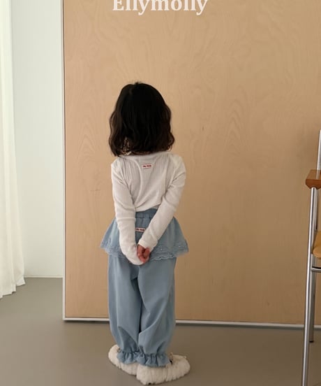 56[予約]ELLYMOLLY cottage lace jogger pants