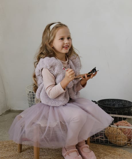 12[予約]FLO moen tulle skirt leggings