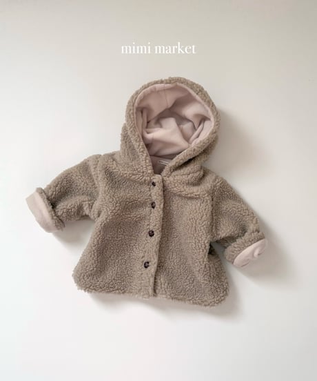 30[予約]mimi market sherpa hood coat
