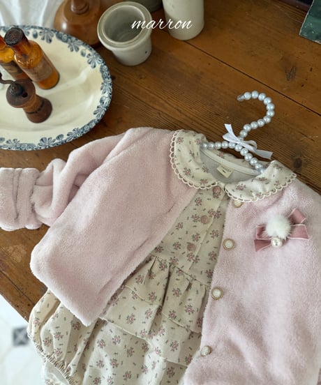 5[予約]marron elle fur jacket(XS-L)
