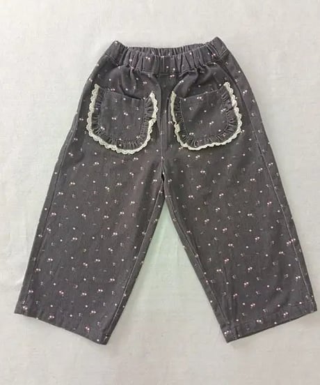 25[予約]aiai mini dot lace pocket pants