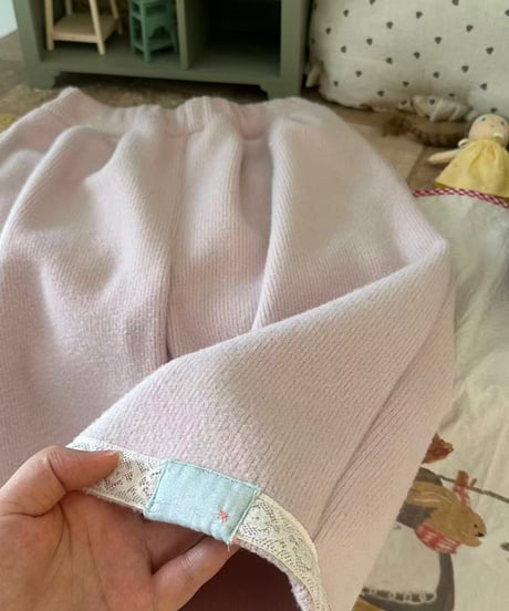 88[予約]aiai milky pink wide pants