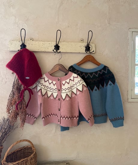 7[予約]OREN oslo reversible knit cardigan