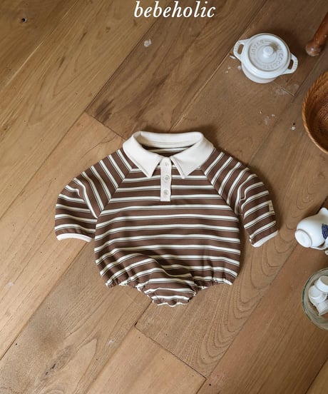 56[予約]bebeholic striped suit
