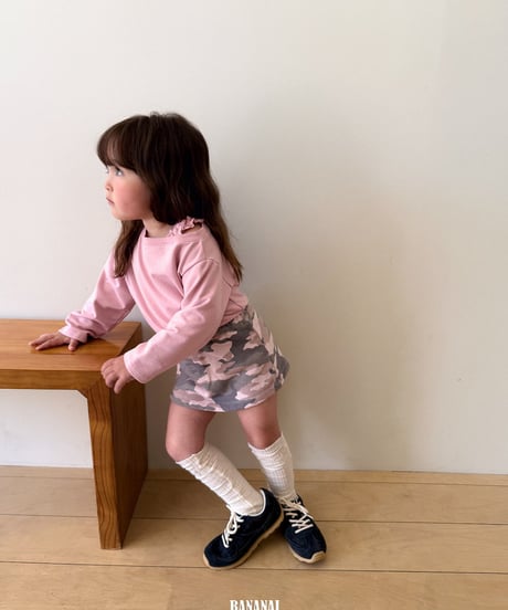 36[予約]BANANAJ camo peanut skirt