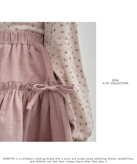 23[予約]ROSETTE mardi skirt(＋junior)
