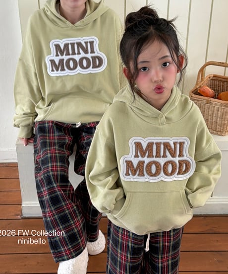 32[予約]ninibello mini mood hoodie(adult)