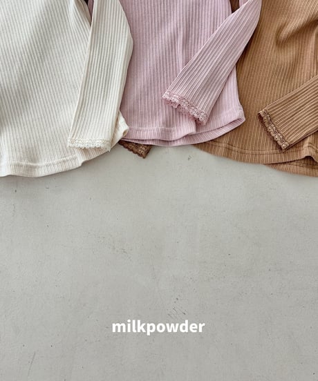 8[予約]milkpowder soft tee