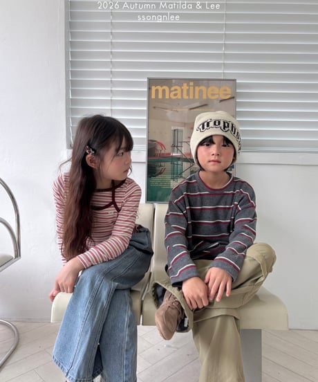 31[予約]matilda&lee happy border knit
