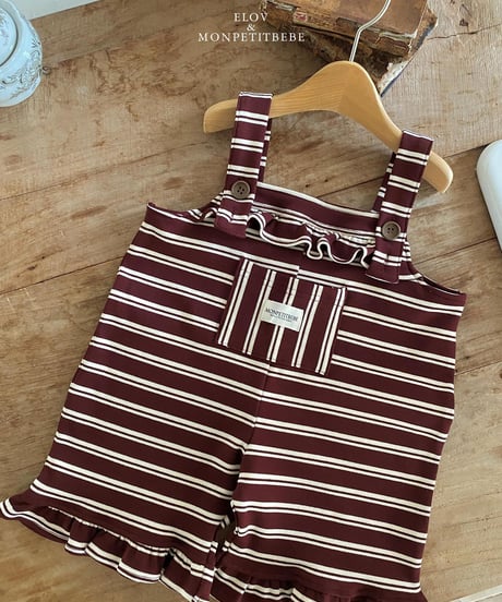 10[予約]elov&monpetitbebe bagely overall