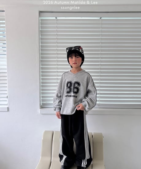 61[予約]matilda&lee 3stripe leaf pants