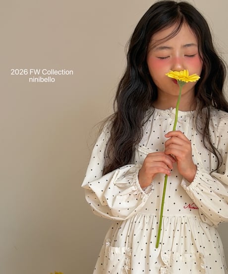 44[予約]ninibello hazel puff blouse