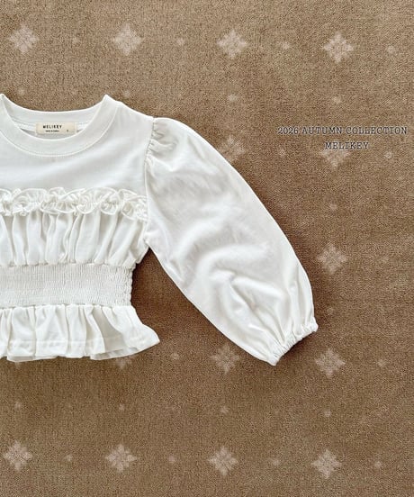 19[予約]melikey smoke frill t