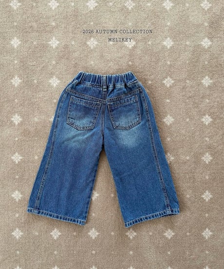 47[予約]melikey wide denim pants