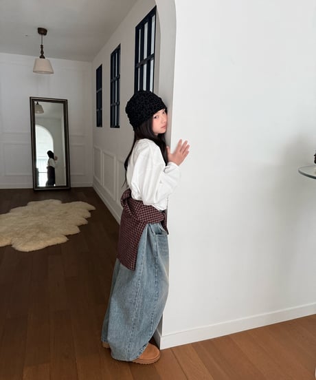 16[予約]COMMA vintage seam denim